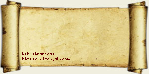 Jana Jašin vizit kartica